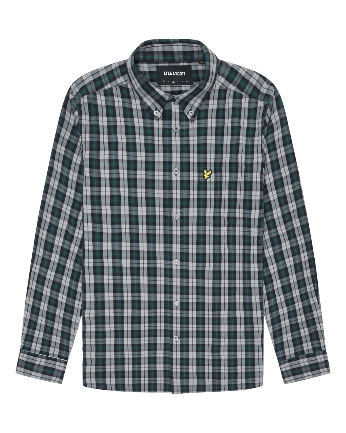 LW2101V Washed Check Poplin Shirt