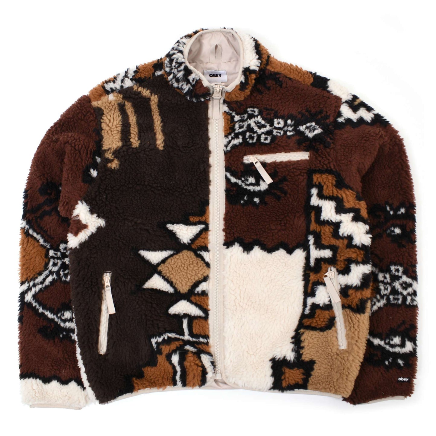 Moroccan Rug Sherpa Jacket