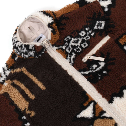 Moroccan Rug Sherpa Jacket