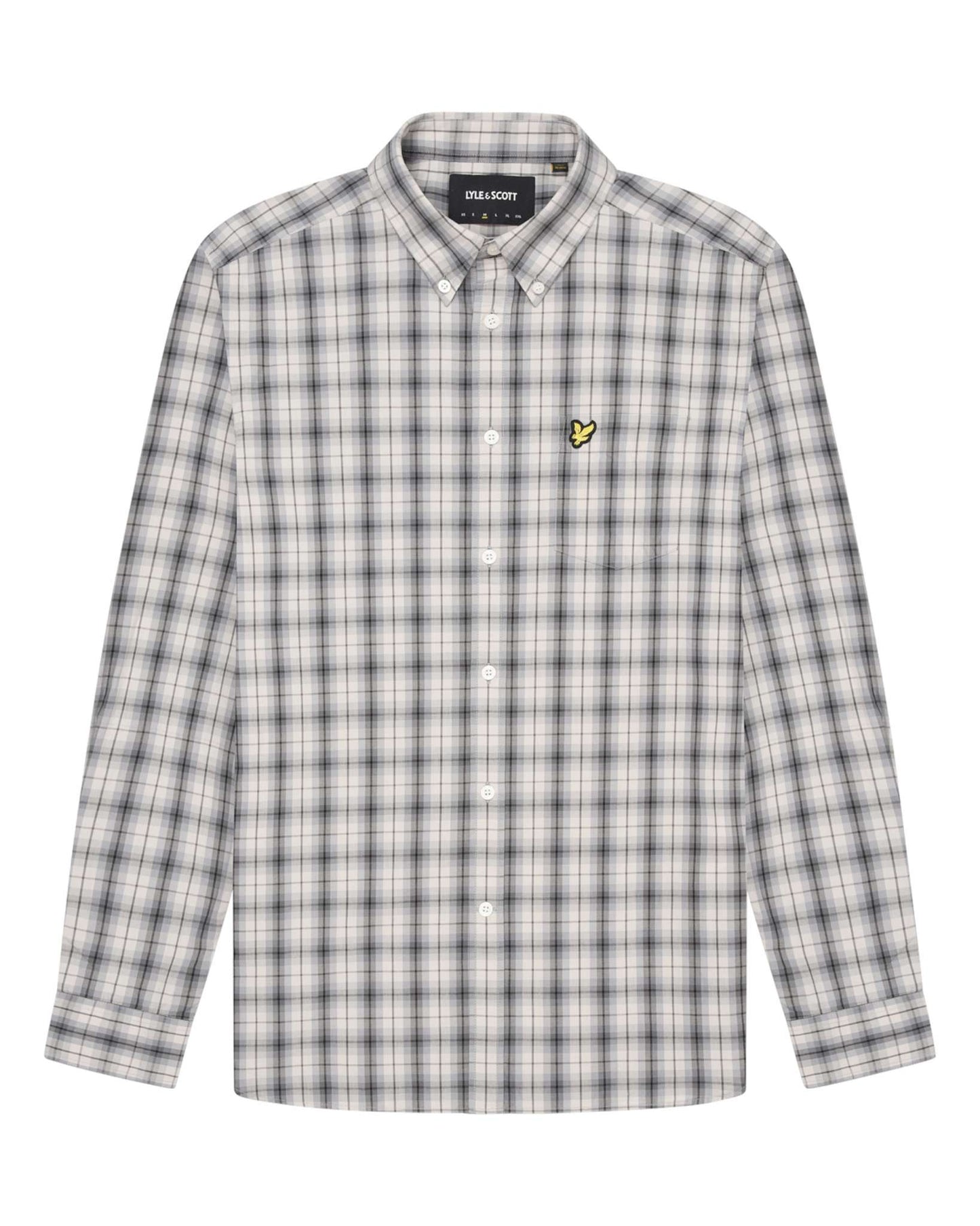 LW2101V Washed Check Poplin Shirt