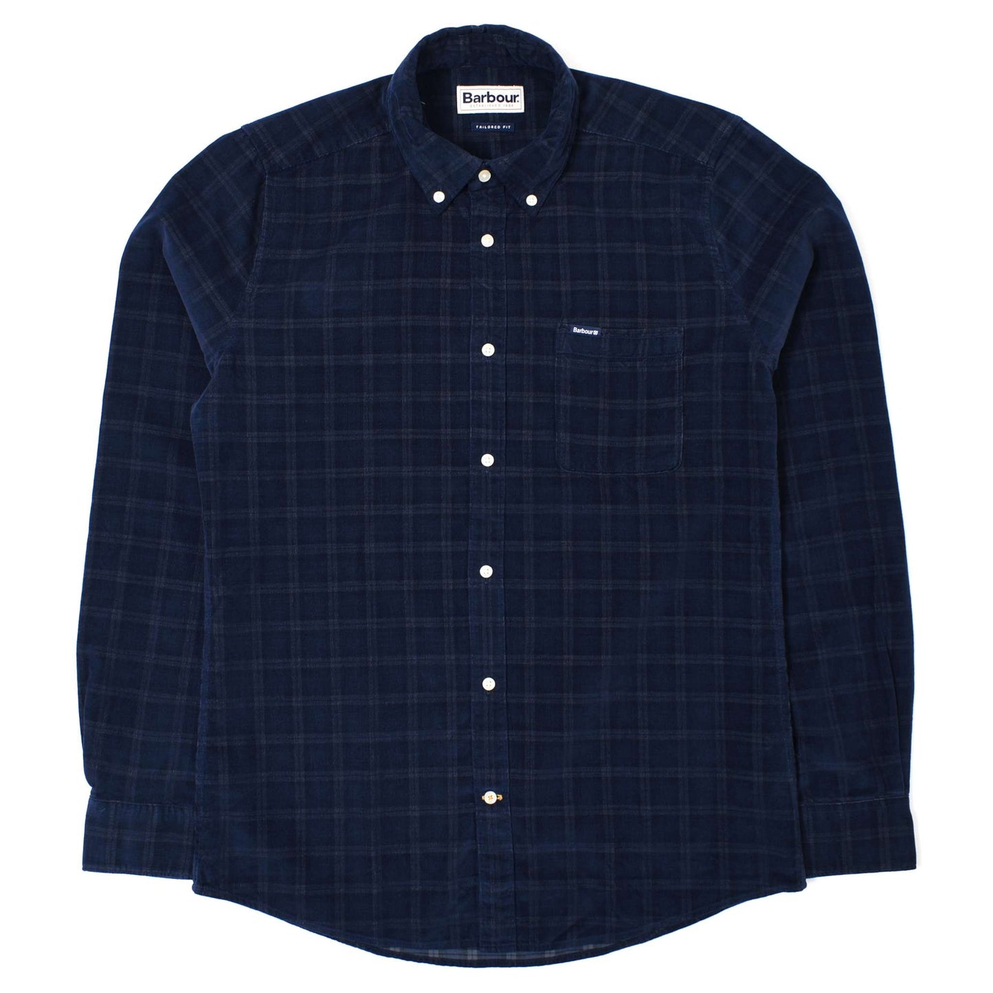 Harthill Tailored Checked Cord Shirt