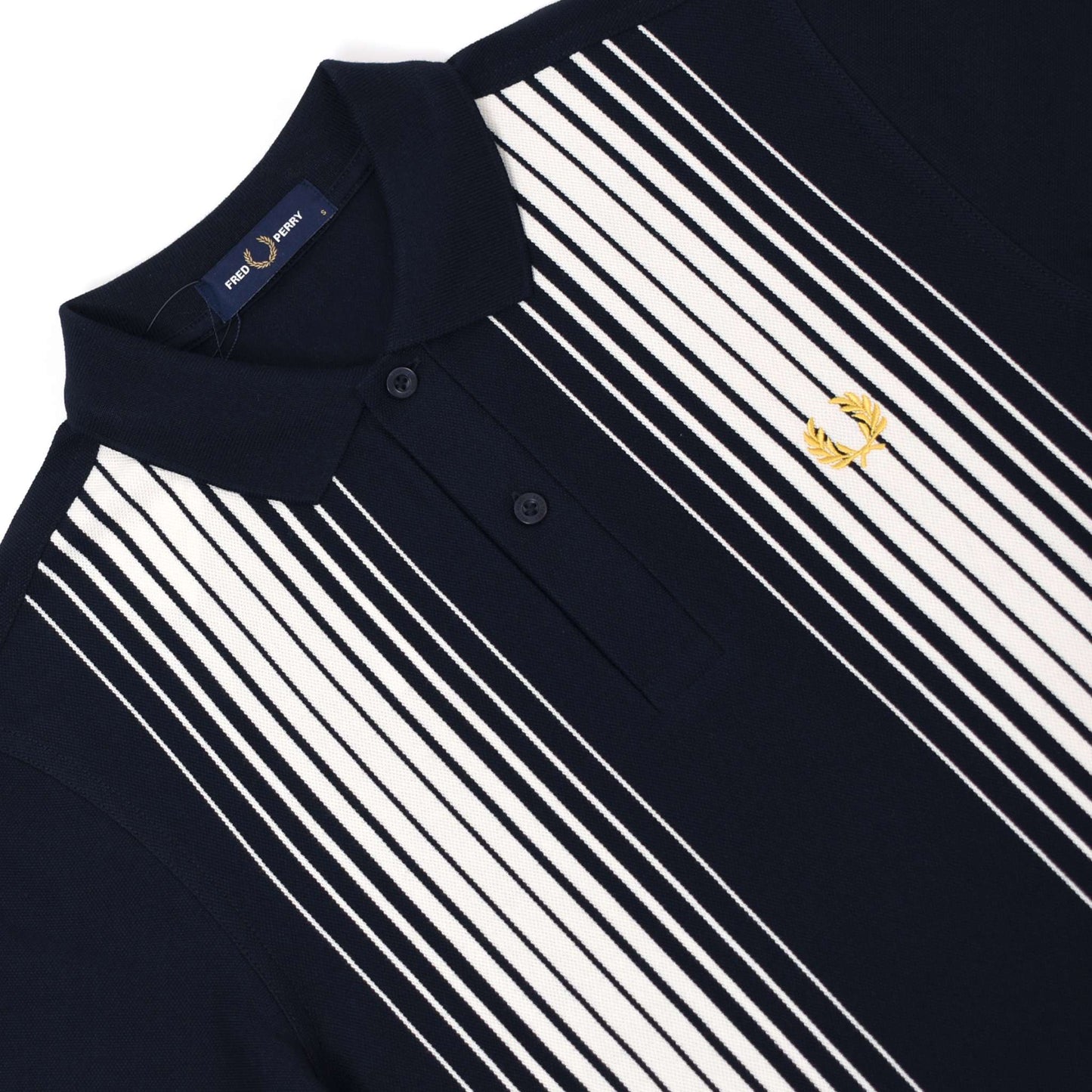 M8539 Ombre Stripe Polo Shirt