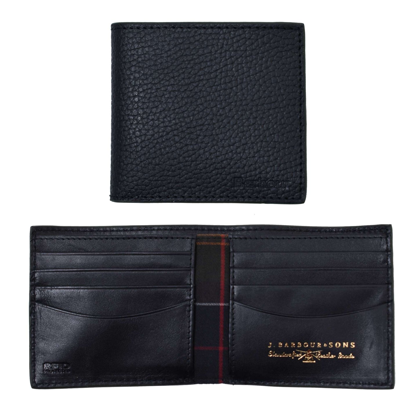 Grain Leather Billfold Wallet