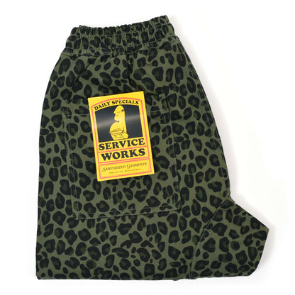 Leopard Chef Pants