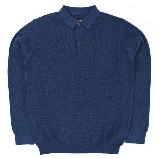 Holt Waffle Knitted Polo Shirt