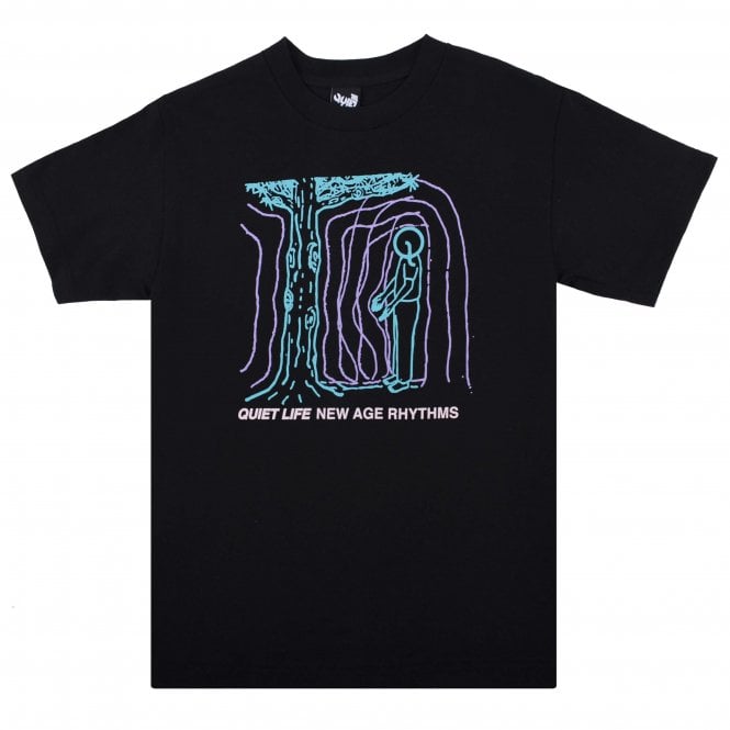 New Age Rhythms T-Shirt Black - Mens Clothing from Attic Clothing UK