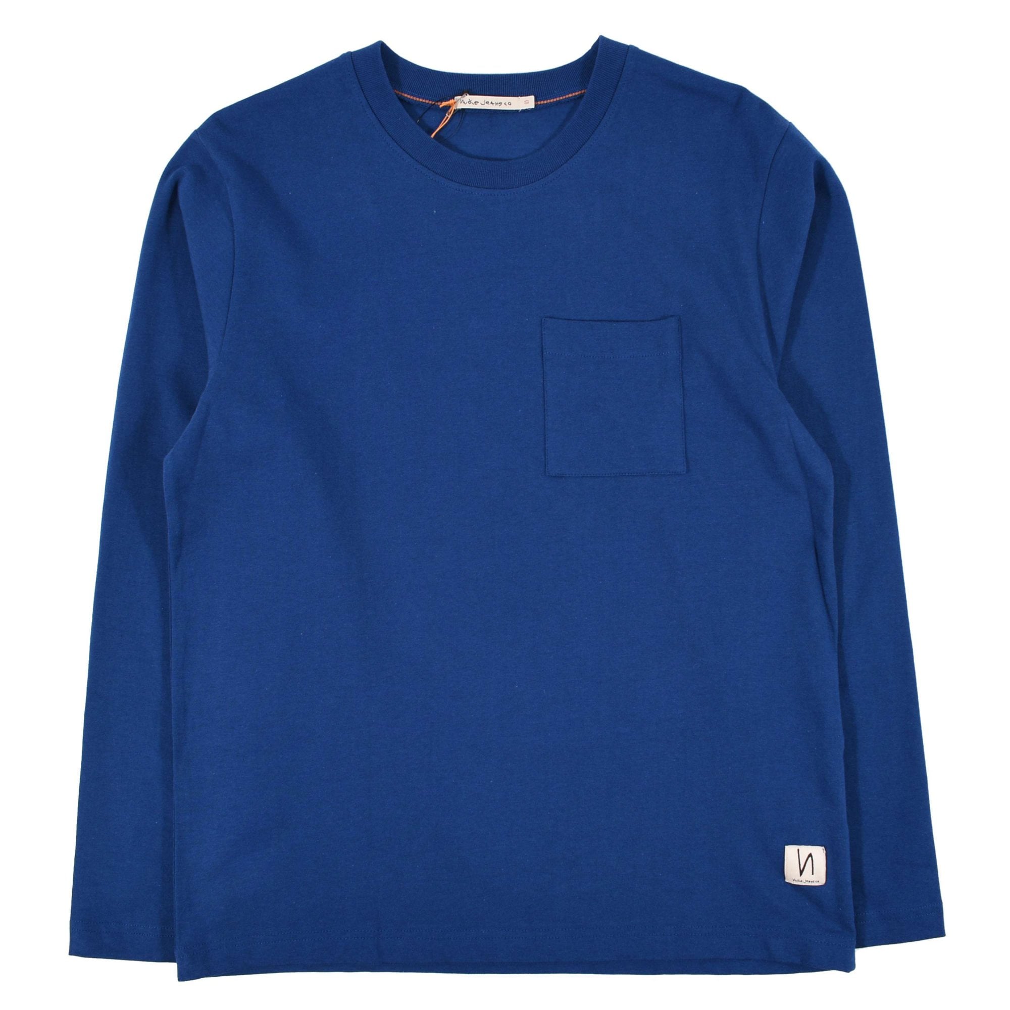 Rudi Pocket Ls T Shirt Blue Mens Clothing From Attic Clothing Uk 